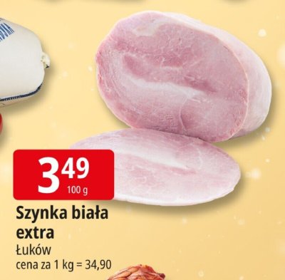 Szynka biała extra Łuków promocja w Leclerc