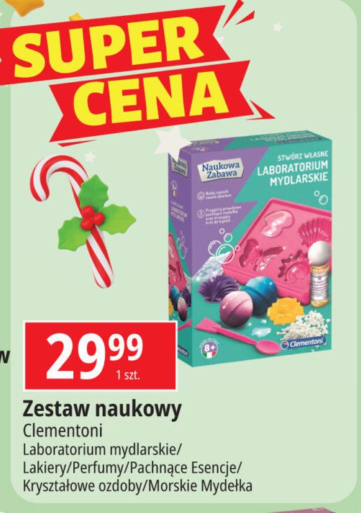 Zestaw kolorowe lakiery Clementoni promocja