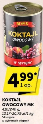 Koktajl owocowy MK promocja w ABC