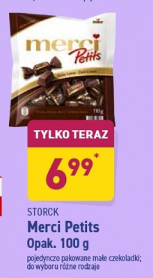 Cukierki dark cream Storck merci petits promocja