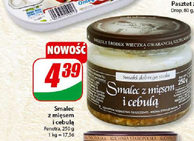 Smalec z mi臋sem i cebul膮 Fenetra promocja