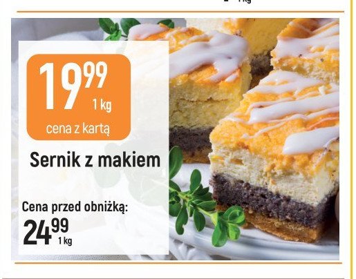 Sernik z makiem promocja