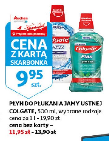 P艂yn do ust multi protection soft mint Colgate plax promocja