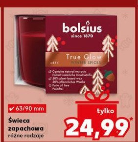 Świeca w szkle 63 x 90 mm Bolsius promocja