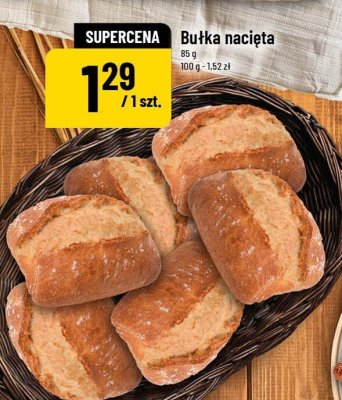 Bułka nacięta promocja w POLOmarket