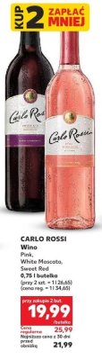 Wino Pink  0,75 l  promocja w Kaufland