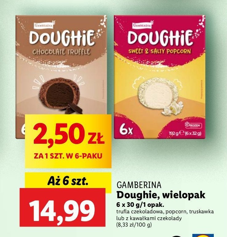 Doughie z kawałkami czekolady Gamberina promocja