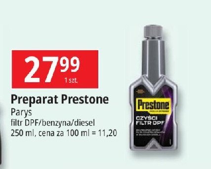 Preparat czyszczący system benzyny Prestone promocja