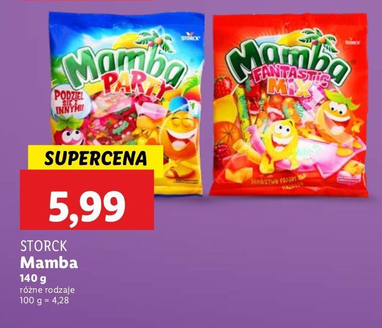 Guma rozpuszczalna Mamba party promocja w Dealz
