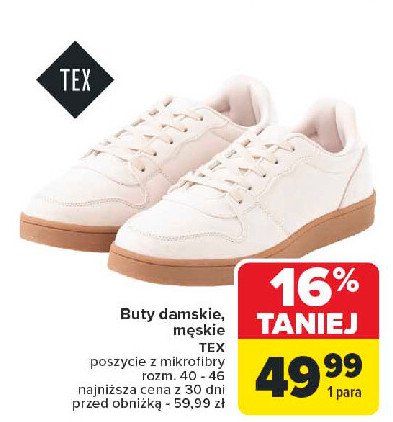 Buty męskie Tex promocja w Carrefour