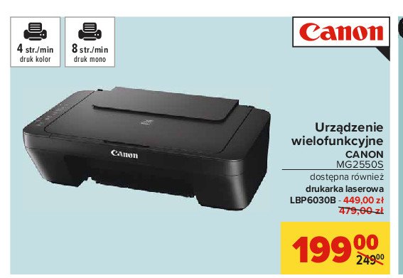 Drukarka laserowa lbp6030b Canon promocja