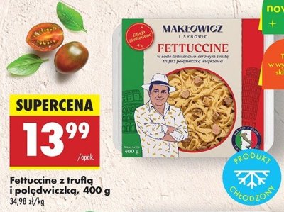Makaron fettuccine z trufl膮 i pol臋dwiczk膮 Mak艂owicz i synowie promocja