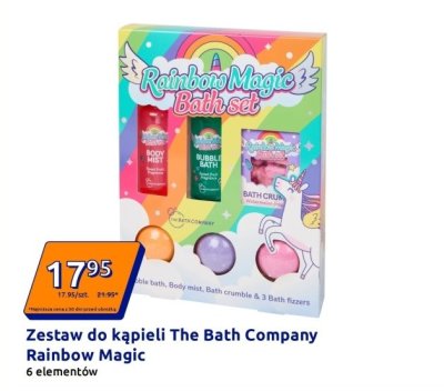 Zestaw do kąpieli Rainbow Magic promocja w Action
