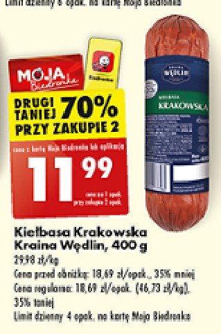 Kiełbasa krakowska Kraina wędlin promocja