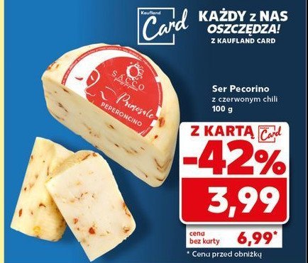 Ser pecorino z czerwonym chili promocja