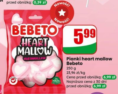 Pianki heart mallow  promocja w Dino