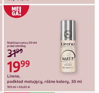 Podk艂ad matuj膮co-wyg艂adzaj膮cy Lirene city matt promocja