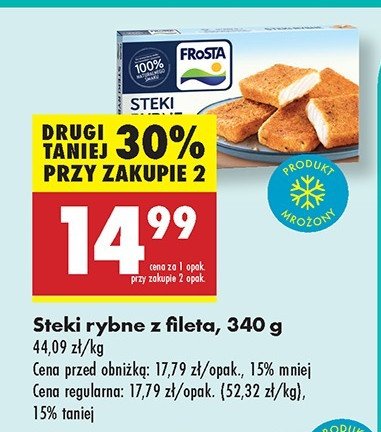 Steki rybne z fileta Frosta promocja