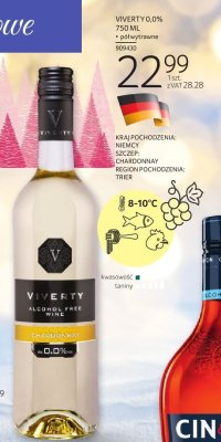Wino bezalkoholowe VIVERTY 0.0% 750 ML promocja w Selgros