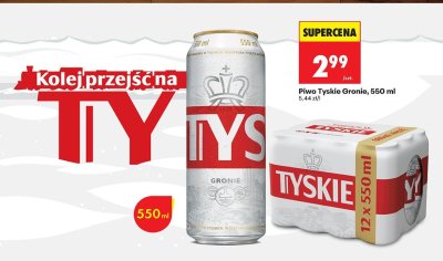 Piwo Tyskie Gronie promocja w Biedronka