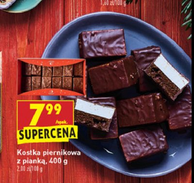 Kostka piernikowa z piank膮 promocja