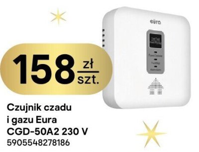 Czujnik czadu i gazu CGD-50A2 230 V promocja w Castorama