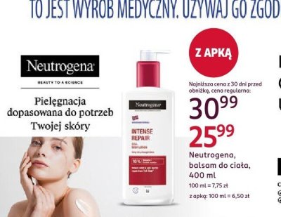 Balsam do ciała, 400 ml promocja w Rossmann