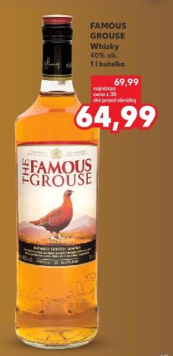 Whisky 40% alk. promocja w Kaufland