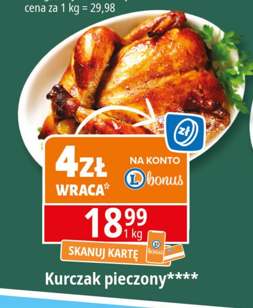 Kurczak pieczony promocja w Leclerc