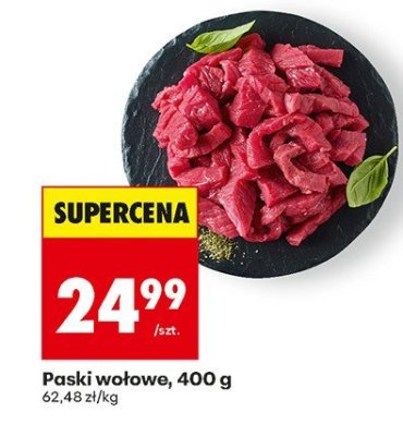 Paski wołowe promocja w Biedronka