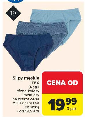 Slipy męskie Tex promocja