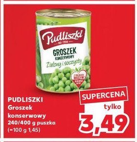 Groszek konserwowy Pudliszki promocja