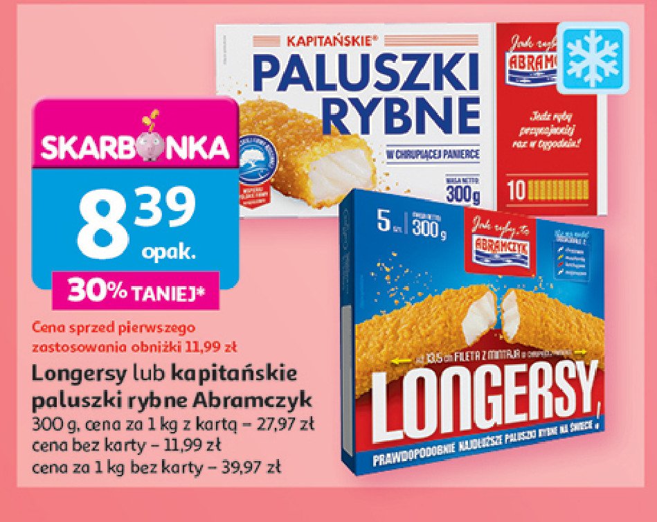 Paluszki longersy Abramczyk promocja