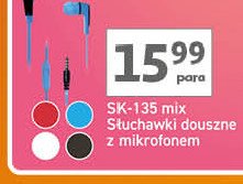 Słuchawki sk-135b niebieskie Vakoss promocja