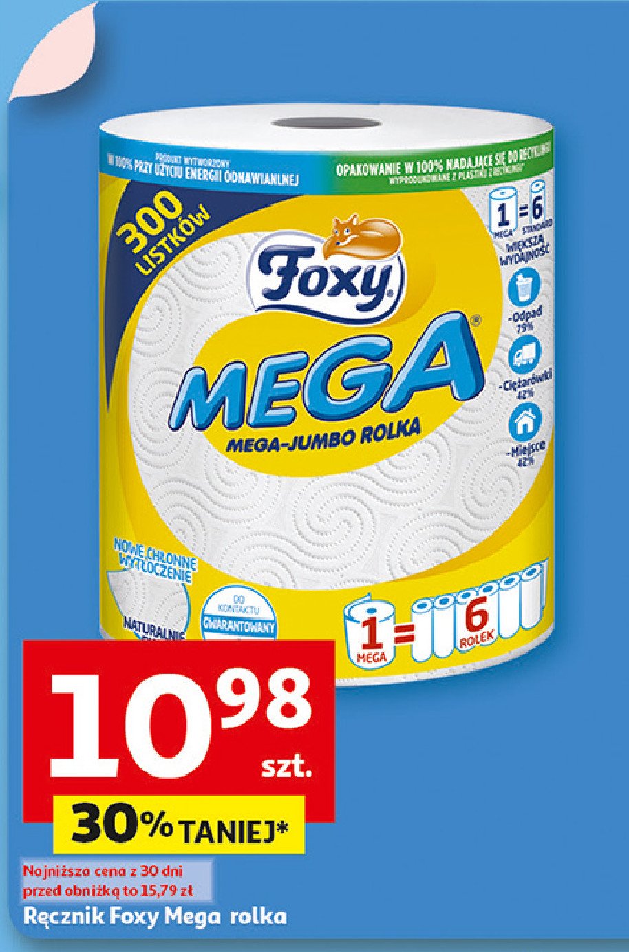 Recznik papierowy Foxy mega promocja w Auchan