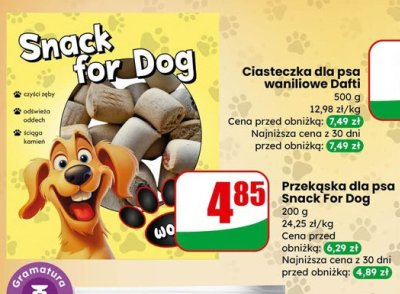 Przekąska dla psa Snack For Dog promocja w Dino