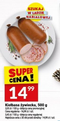 Kiełbasa żywiecka, 500 g promocja w Twój Market