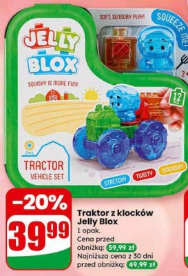 Traktor z klocków Jelly Blox promocja w Dino