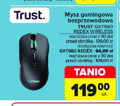 Mysz gxt980 redex wireless Trust promocja