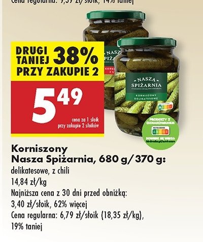 Korniszony z chili Nasza spi偶arnia promocja