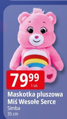 Maskotka pluszowa Miś Wesołe Serce Simba 35 cm promocja w Leclerc