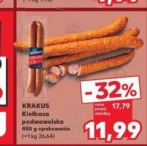 Kiełbasa podwawelska Krakus animex promocja