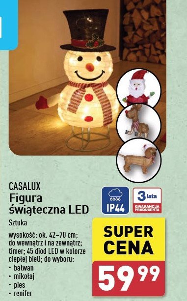 Mikołaj led Casalux promocja w Aldi