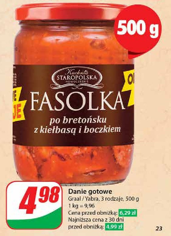 Fasolka po bretońsku Kuchnia staropolska promocja