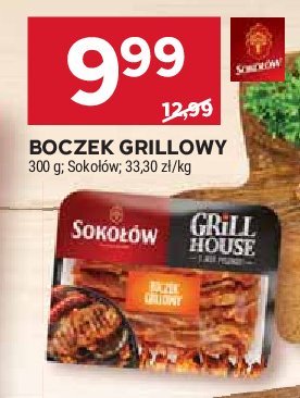 Boczek grillowy Soko艂贸w grill house promocja