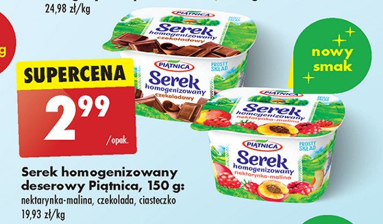 Serek homogenizowany czekoladowy Pi膮tnica promocja