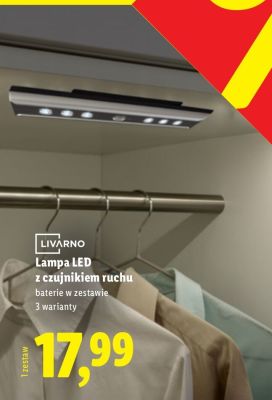 Lampa LED z czujnikiem ruchu  promocja w Lidl