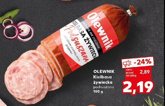 Kiełbasa żywiecka podsuszana Olewnik promocja