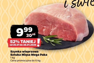 Szynka wieprzowa Mega Paka promocja w Netto
