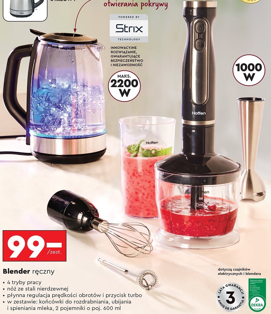 Blender z malakserem 1000 w Hoffen promocja